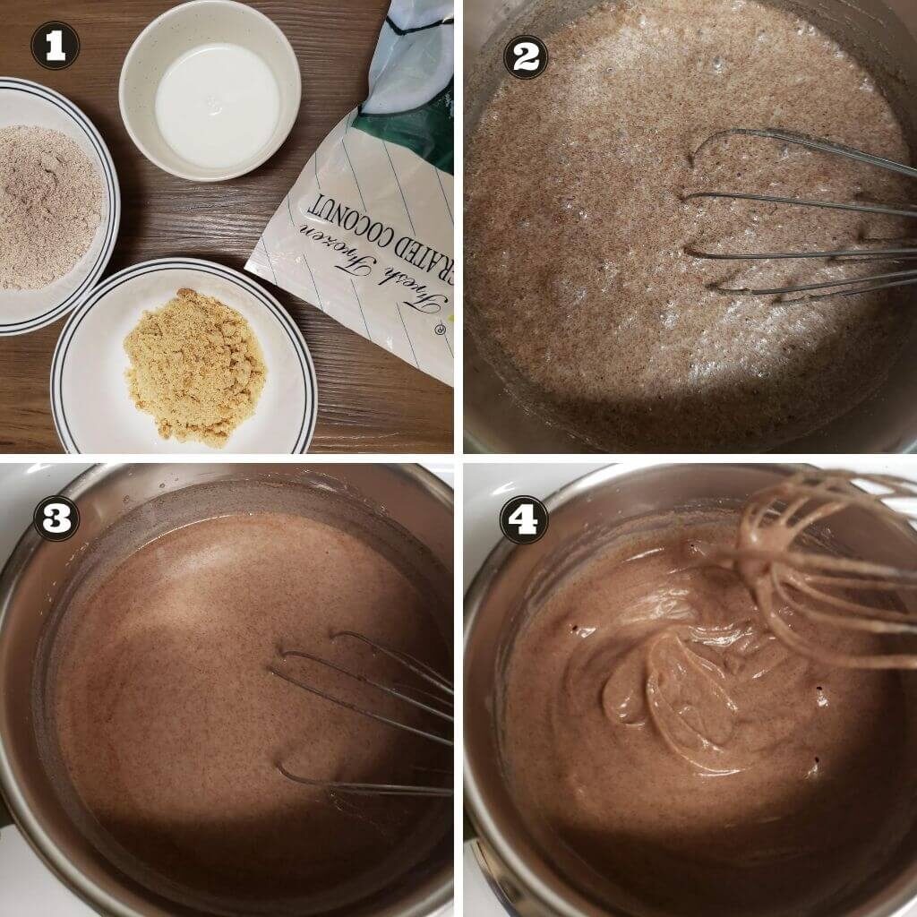 Step wise instructions to make Ragi porridge.