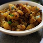 Bowl of Jeera Aloo.