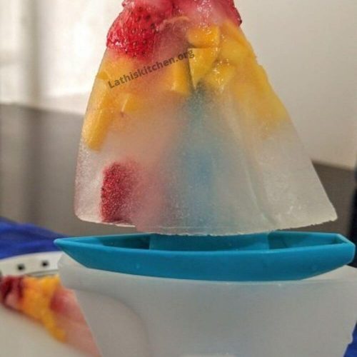 Coconut water popsicle.