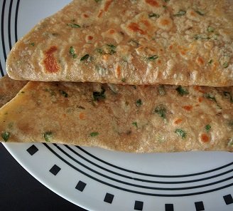 Coriander / Cilantro chapathi