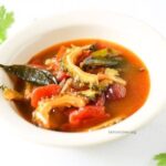 Bowl of pavaika puli curry.