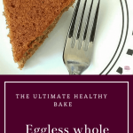 Ragi cake, whole wheat ragi cake, eggless bake,kids,cake,baking