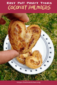 Coconut palmiers,palmiers,puff pastry,easy,baking,palmiers,kids