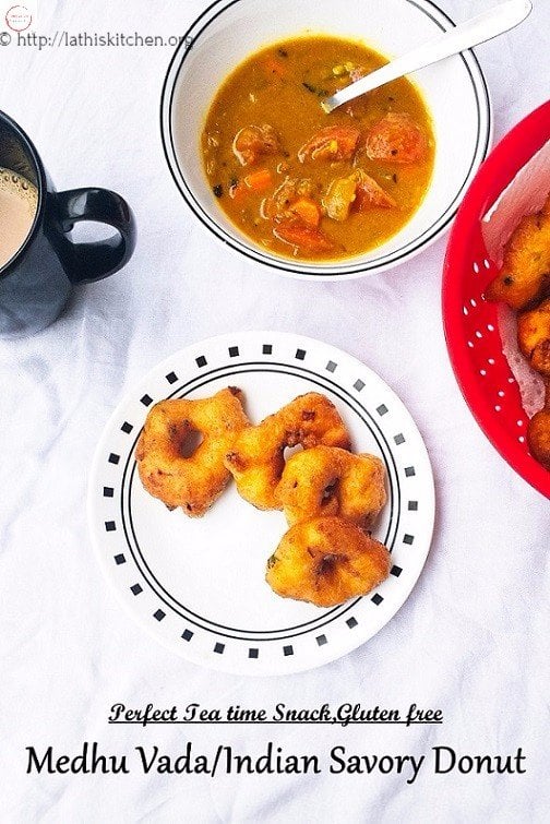 Medu Vada,Snack,Fritters,Indian Snack,Gluten free,Tea time Snack,Vada