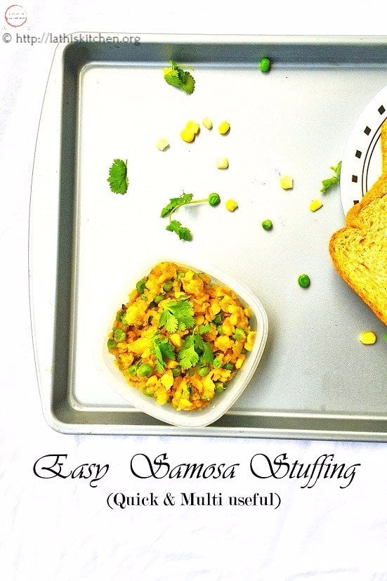Samosa stuffing,Indian,snack,Samosa,Easy
