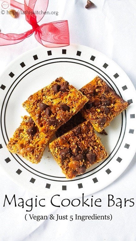 Vegan Magic cookie bars,Vegan,Kids,Baking,Layered cookies, Fruit,Chocolate