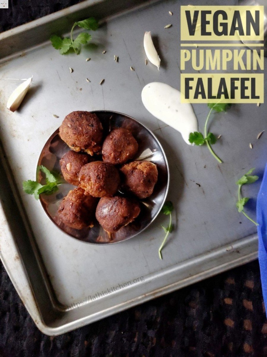 Vegan Pumpkin Falafel,Falafel,Vegan,Fritters,Pumpkin,vegetarian,Chickpeas