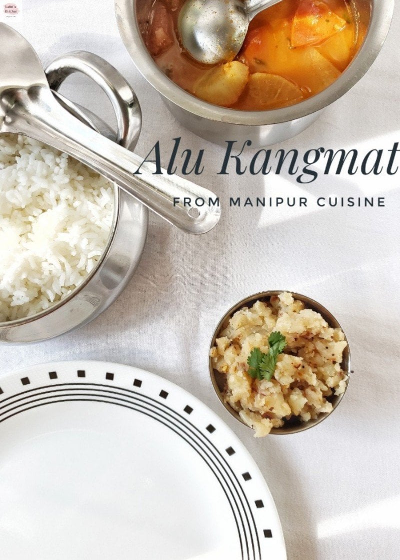 Alu Kangmet, mashed potato stir fry, vegetarian,indian,side dish,vegan,easy,under 30 minutes,lunch