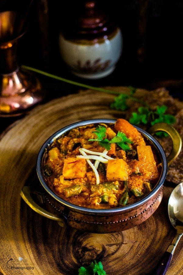 Bowl of Paneer Makhnawala.