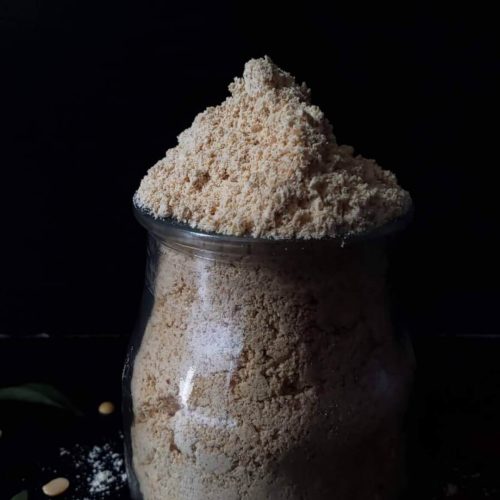 Jar of Paruppu podi.