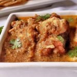 Bowl of Chettinad Chicken Curry.