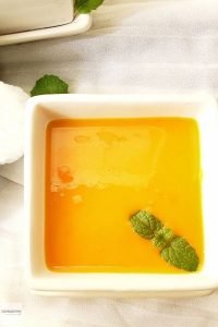 Bowl of Vegan Pumpkin Carrot Soup.