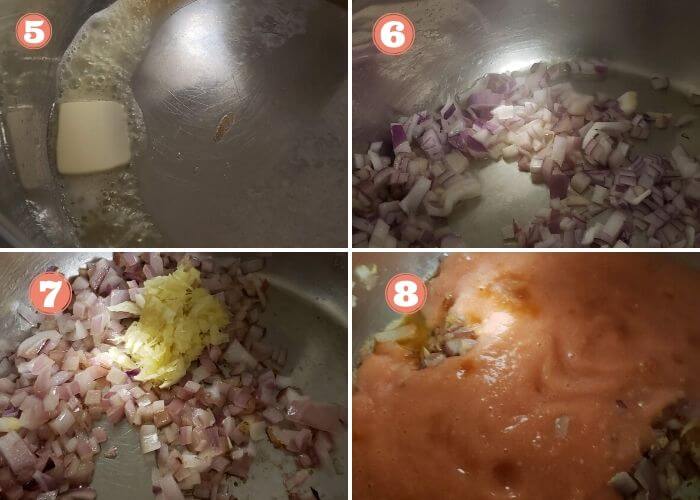 Step wise pictures to make Chicken Tikka Masala in Instant pot.