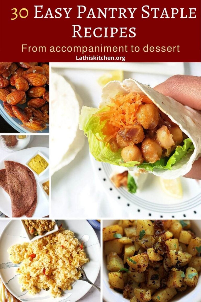 Collection of easy pantry recipes.