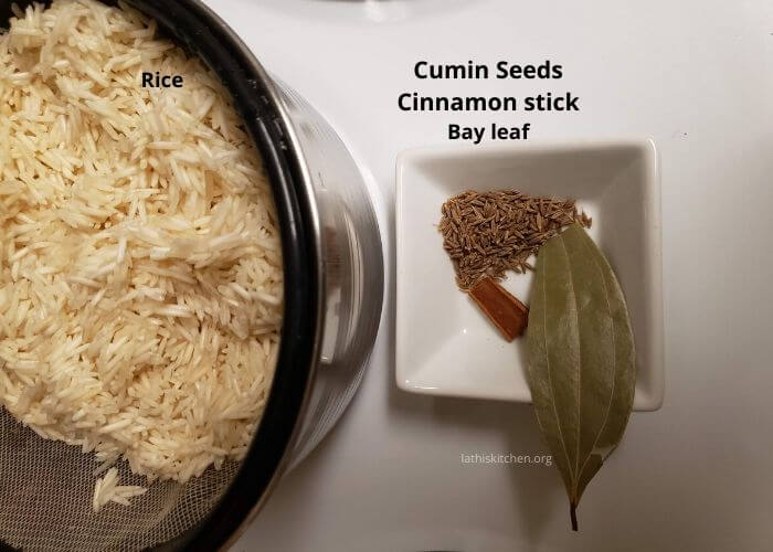 Ingredients used.