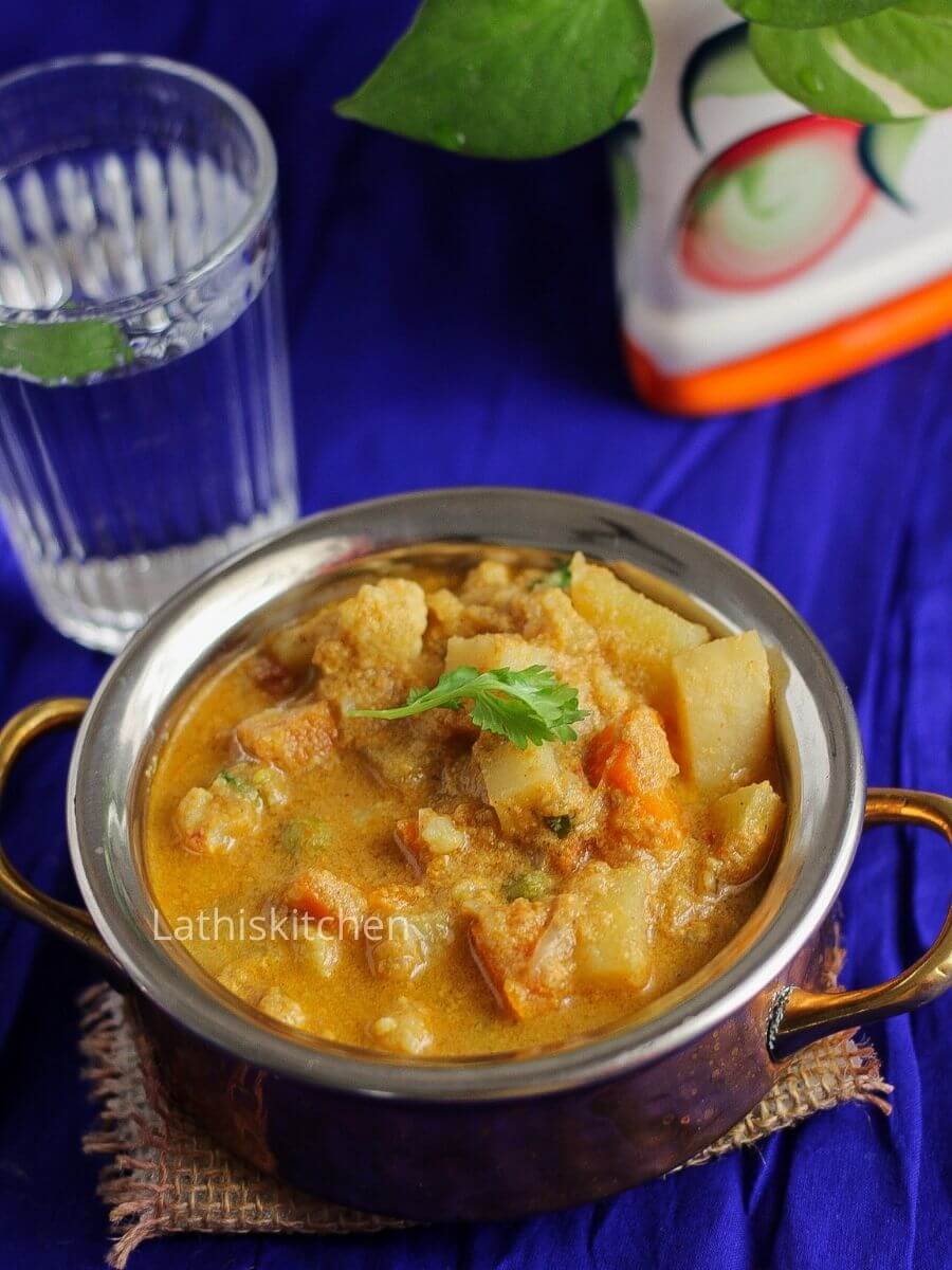 Easy Instant pot Vegetable Korma Recipe Vegan, Glutenfree Lathi's