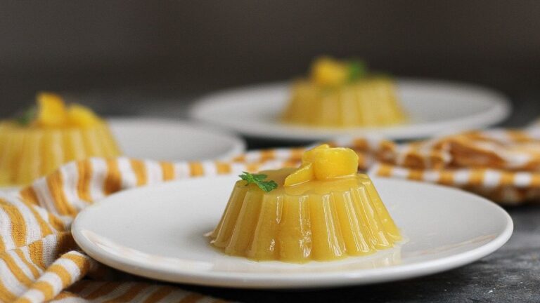 Best Vegan Mango Jelly (sugarfree)